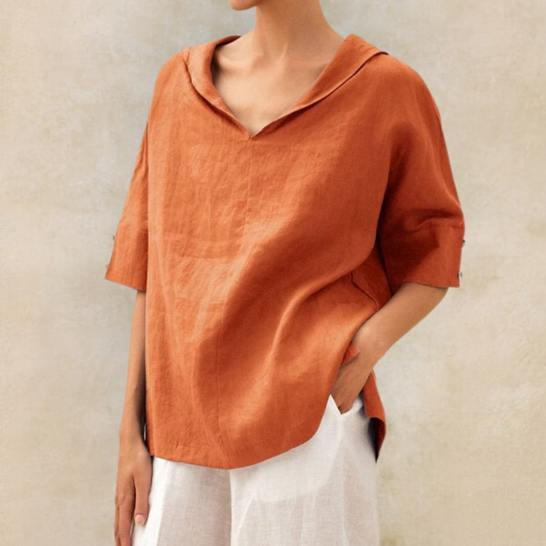 Lhinee™ - Blusa de estilo casual y corte holgado