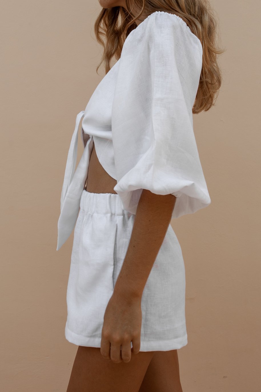 Almira™ - Conjunto de dos piezas con lazo frontal elegante