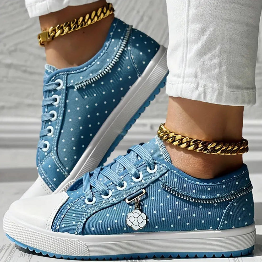 Mielle™ - Zapatillas de encaje punteado