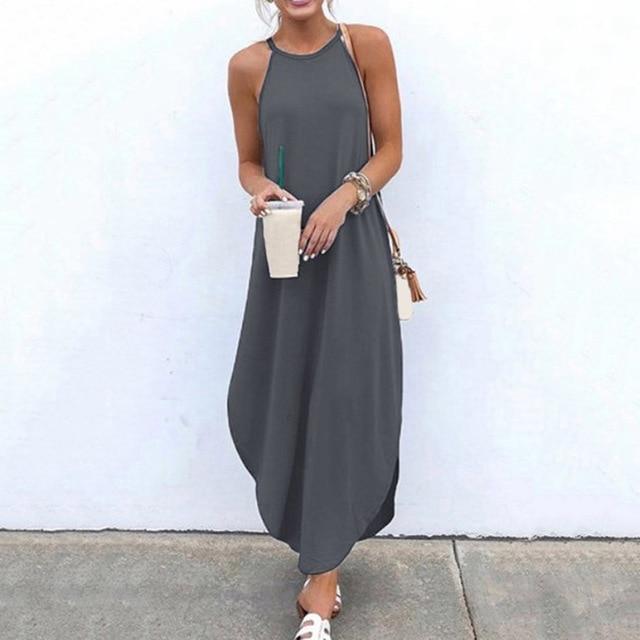 Aurella™ - Vestido largo ajustado sin esfuerzo