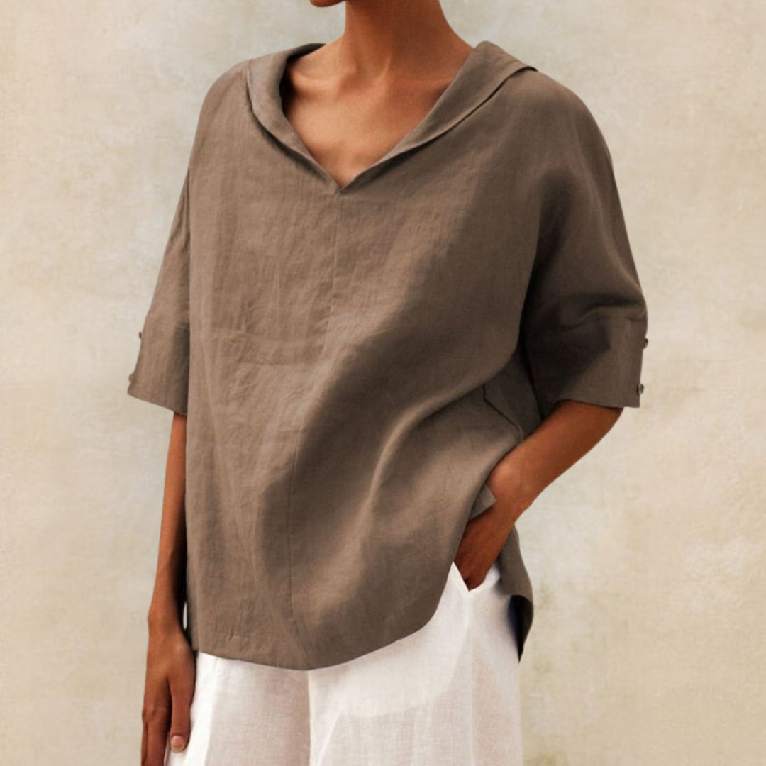 Lhinee™ - Blusa de estilo casual y corte holgado
