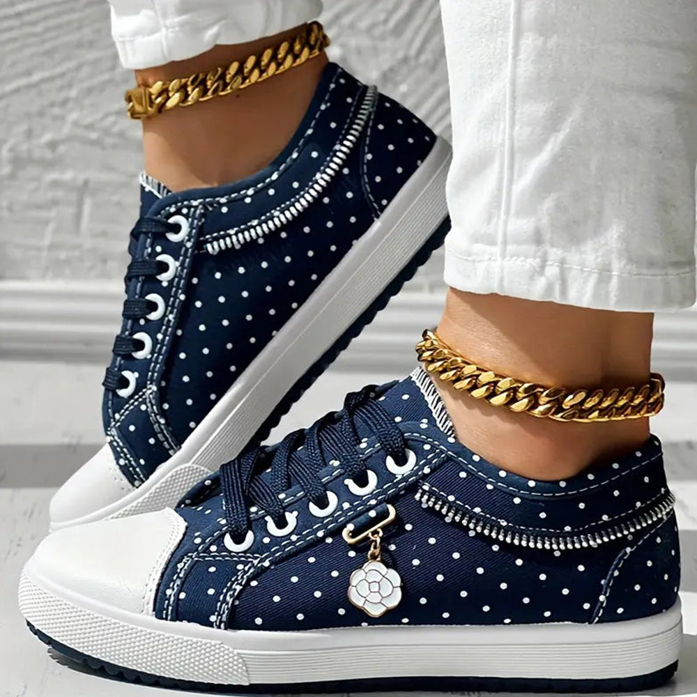 Mielle™ - Zapatillas de encaje punteado