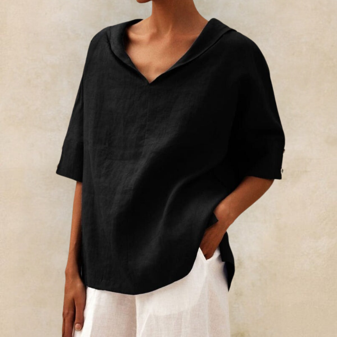 Lhinee™ - Blusa de estilo casual y corte holgado