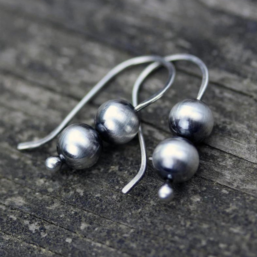 Pendientes de Plata con Perlas Boho