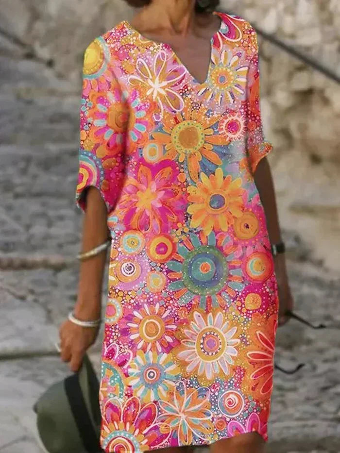 Yelina™ - Vestido Radiante Floral