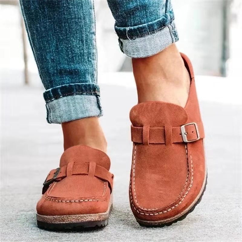 Laura - Mocasines ortopédicos de ante