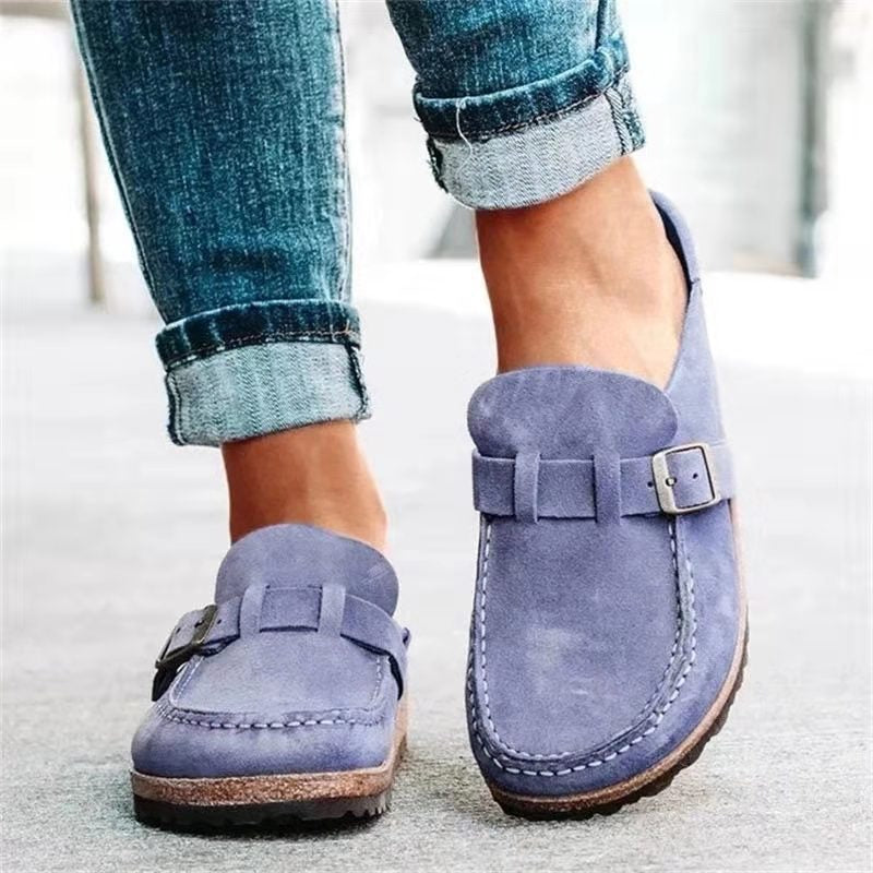 Laura - Mocasines ortopédicos de ante