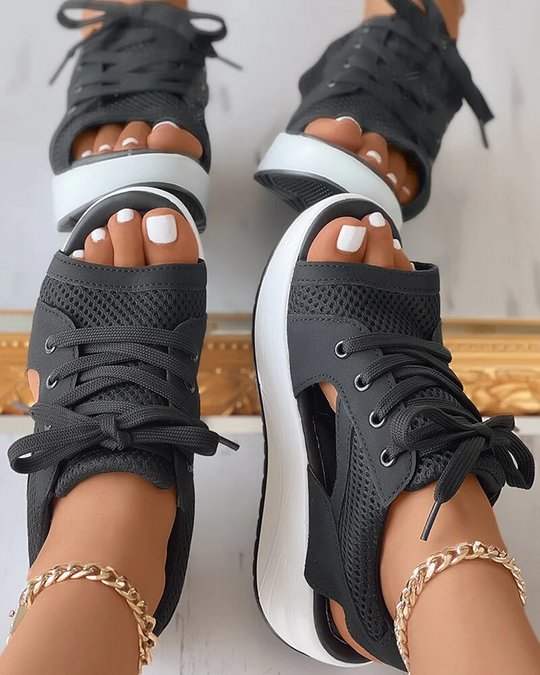 Amanda™ - Zapatillas de cuña transpirables