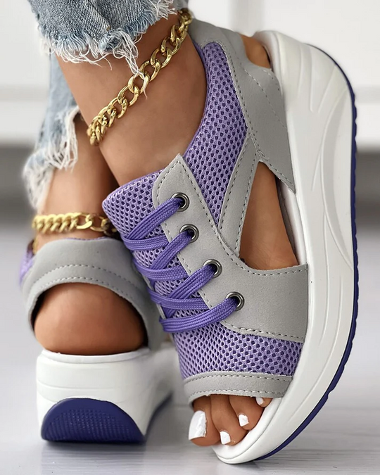 Amanda™ - Zapatillas de cuña transpirables