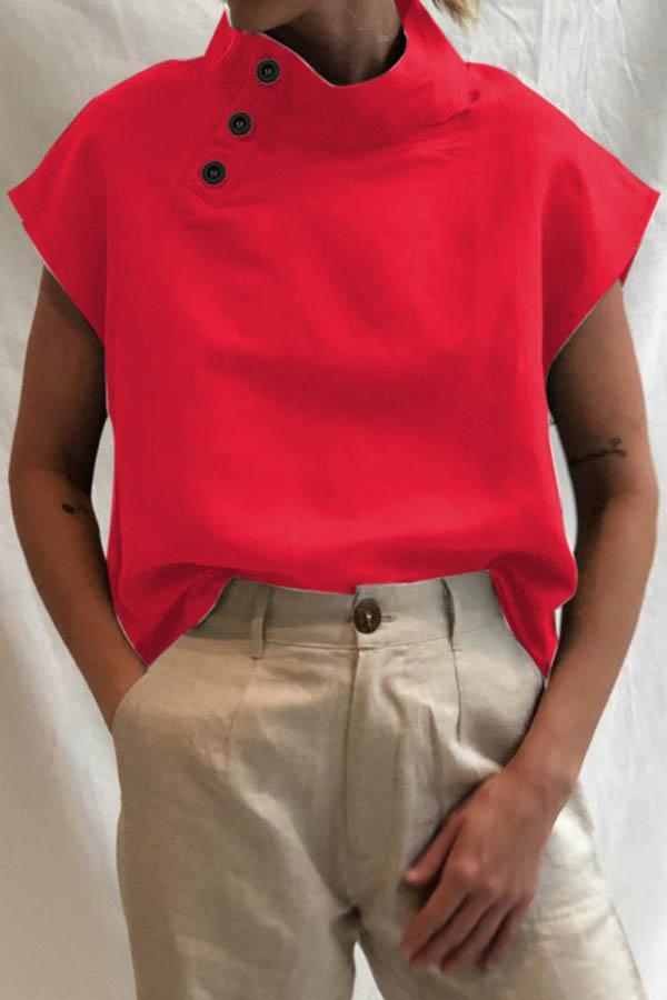 Lowella™ - Blusa moderna con detalles de botones