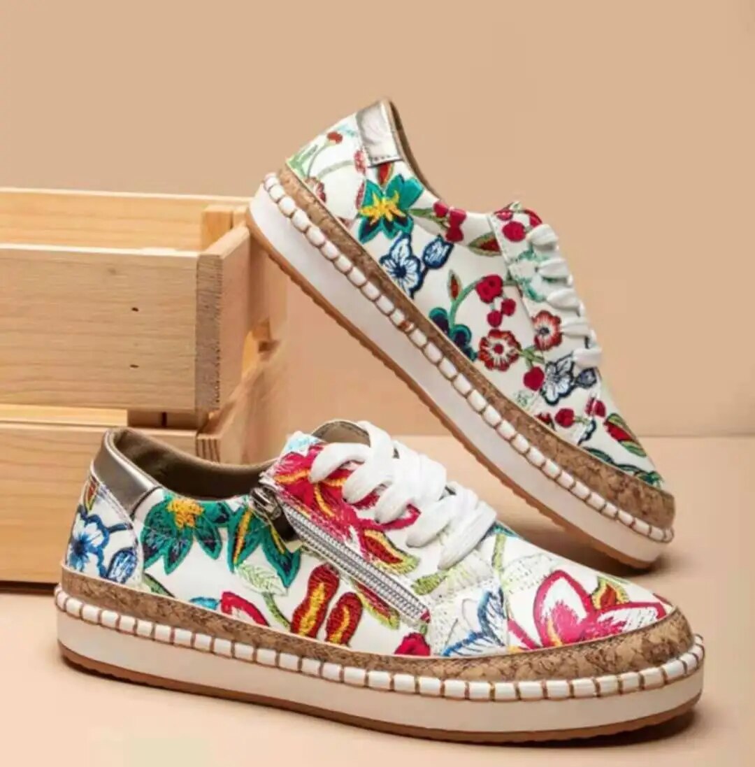 Avery™ - Zapatos Botánicos de Estilo