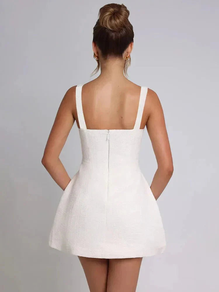 Vestido mini con tirantes finos - Lucia