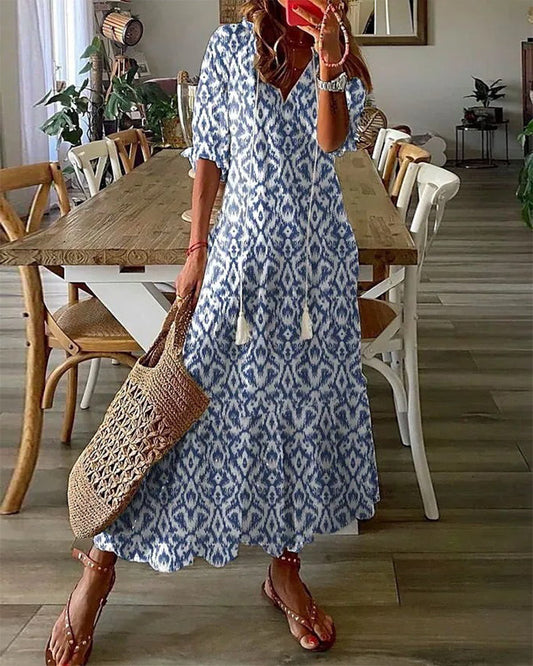 Vestido Dianna™ - Sin Manga Boho con Cobertura para el Abdomen