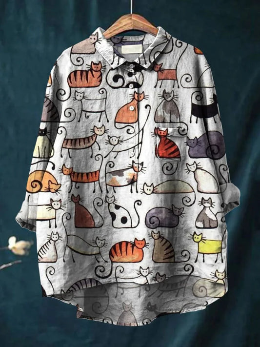 Camiseta de arte de Tama Cat