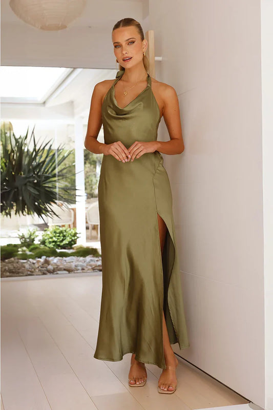 Maxi Vestido Alicia - Oliva