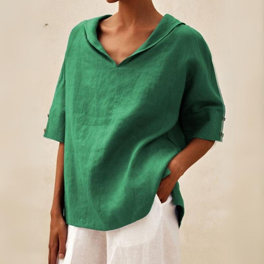 Lhinee™ - Blusa de estilo casual y corte holgado