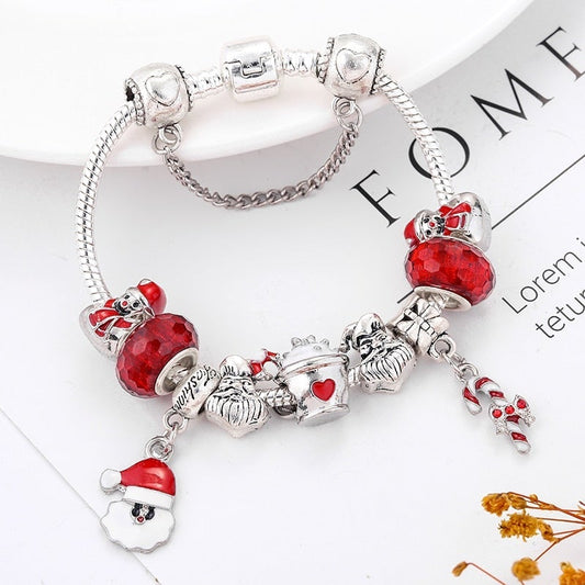 Pulsera de estilo navideño