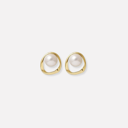 Aretes vintage Emma con perlas