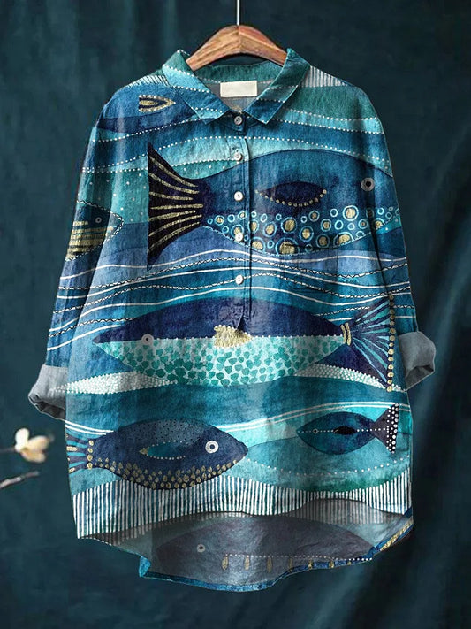 Camiseta de arte oceánico Jax