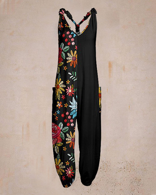 Soleen™ - Pantalón de una pieza relajado con estampado