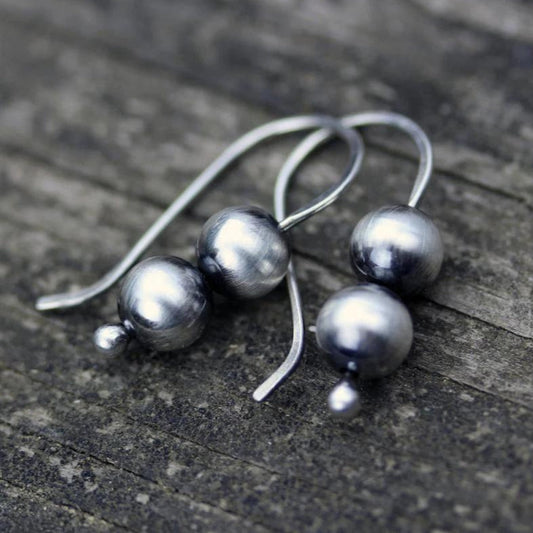 Pendientes de Plata con Perlas Boho