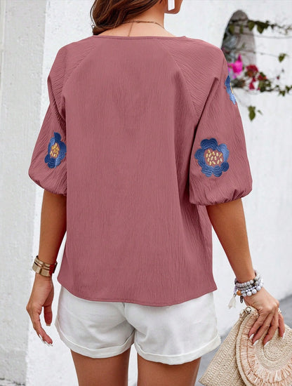 Jellian™ - Blusa Floral Elegante