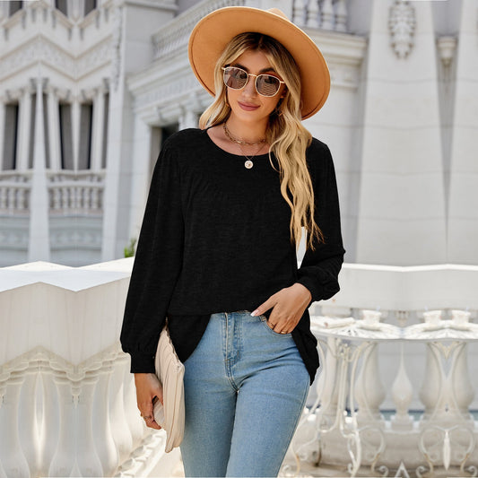 Tricia™ - Blusa de manga larga atemporal