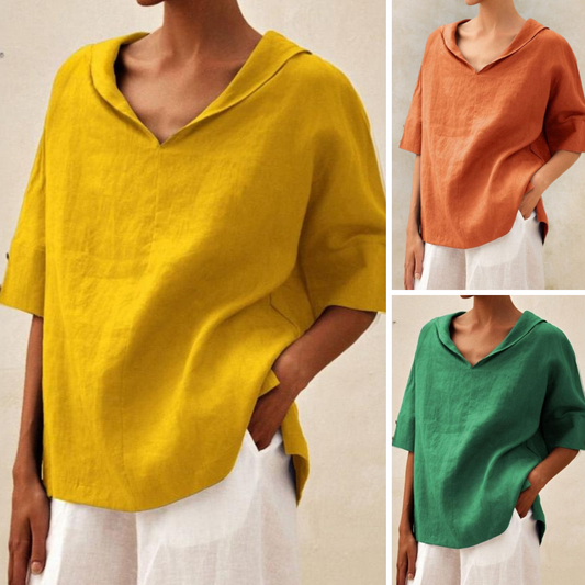 Lhinee™ - Blusa de estilo casual y corte holgado