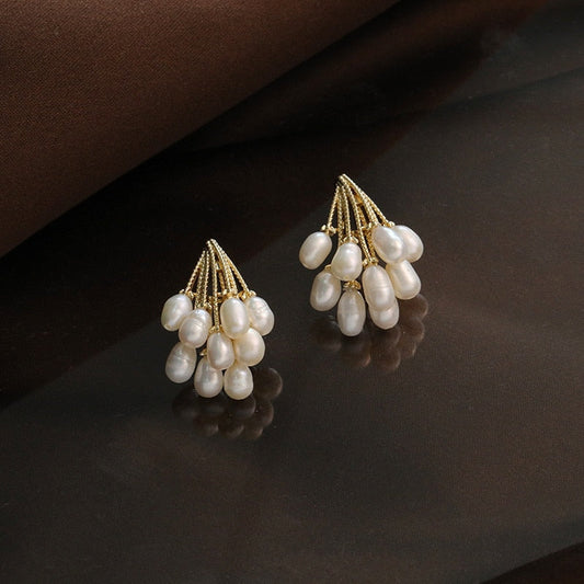 Pendientes de Perla y Lluvia