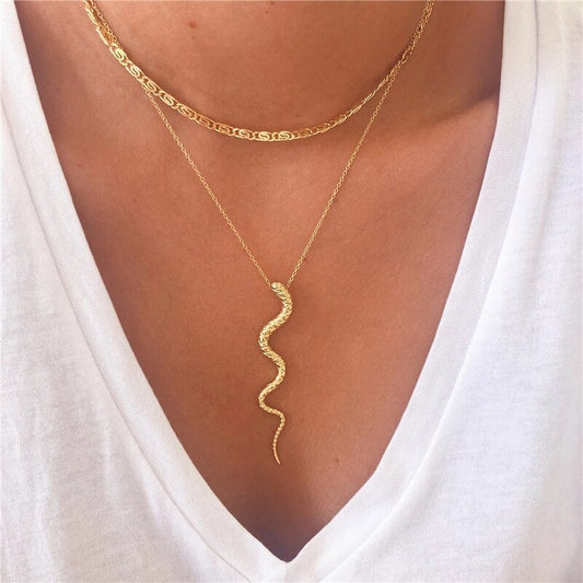 Dije de serpiente amazónica en plata de ley 925
