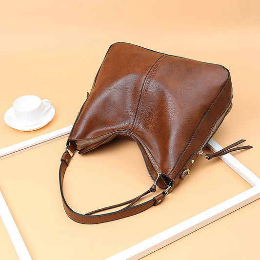Ivy - Bolso de hombro de cuero
