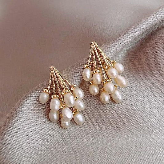 Pendientes de Perla y Lluvia