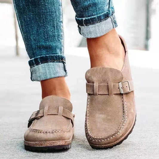 Laura - Mocasines ortopédicos de ante