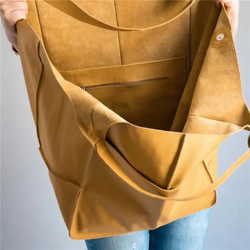 Elise - Bolsa de mano de cuero vintage