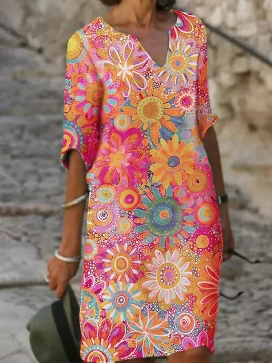 Yelina™ - Vestido Radiante Floral