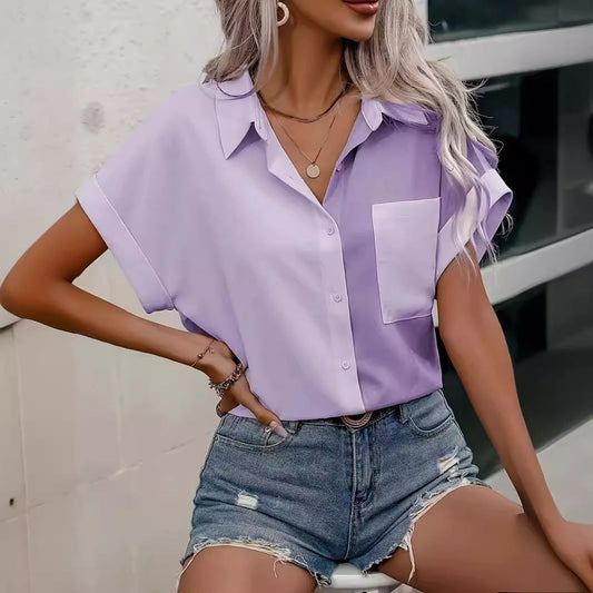 Lira™ - Blusa Casual de Colores en Bloques