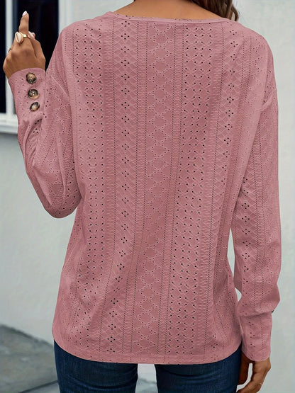 Rivana™ - Blusa Elegante con Ojal