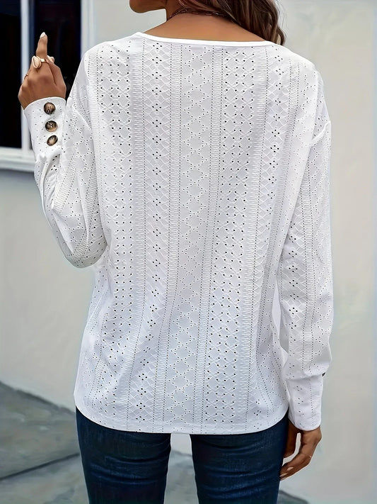 Rivana™ - Blusa Elegante con Ojal
