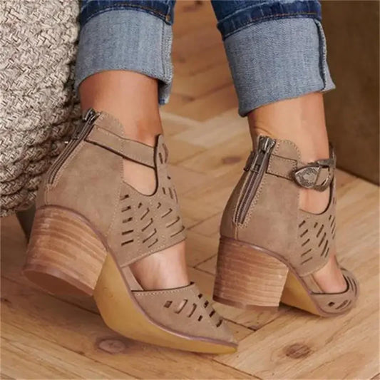 Kayla - Sandalias de Cuña Elegantes
