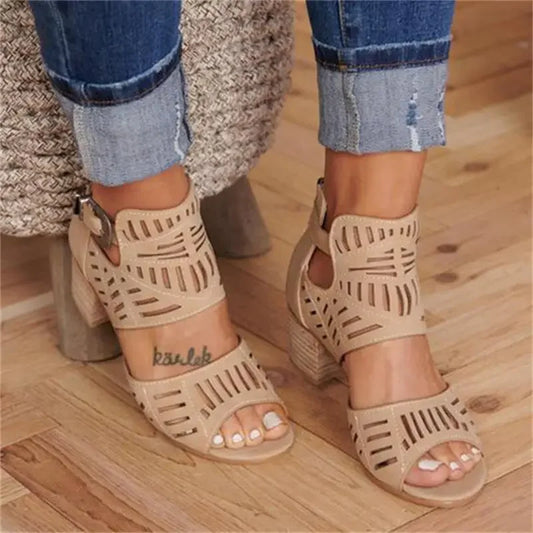 Kayla - Sandalias de Cuña Elegantes