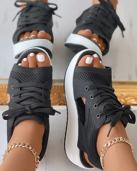 Amanda™ - Zapatillas de cuña transpirables