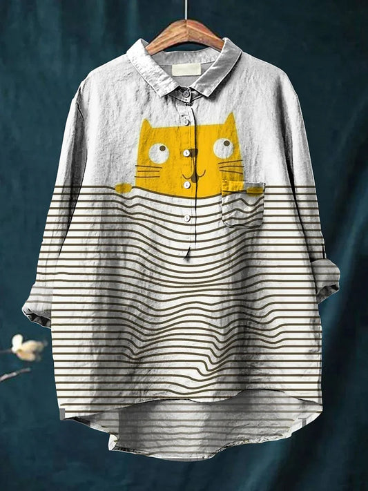 Camisa de arte para gatos