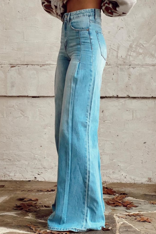 Susan™ | Pantalones de mezclilla anchos y elegantes