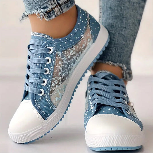 Mielle™ - Zapatillas de encaje punteado