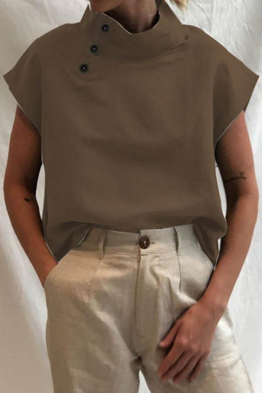 Lowella™ - Blusa moderna con detalles de botones
