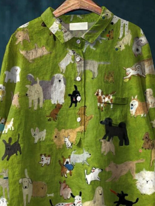Camisa gráfica de perros Blui
