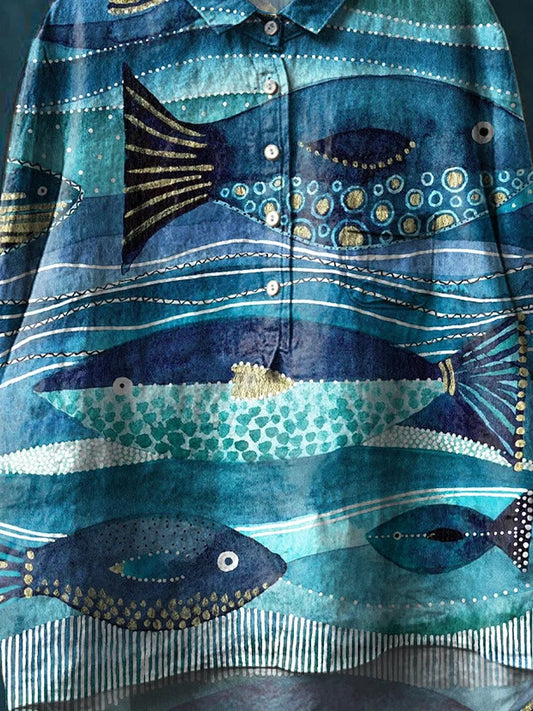 Camiseta de arte oceánico Jax
