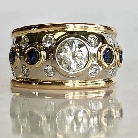 Anillo Celesta™ - Zafiro Luminoso
