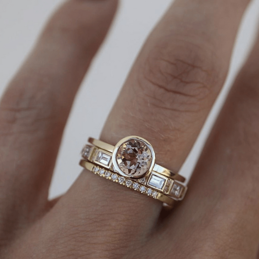 Hariet™ - Anillo de gema elegante