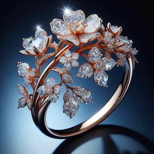 Anillo Blossom de Bright Crystal